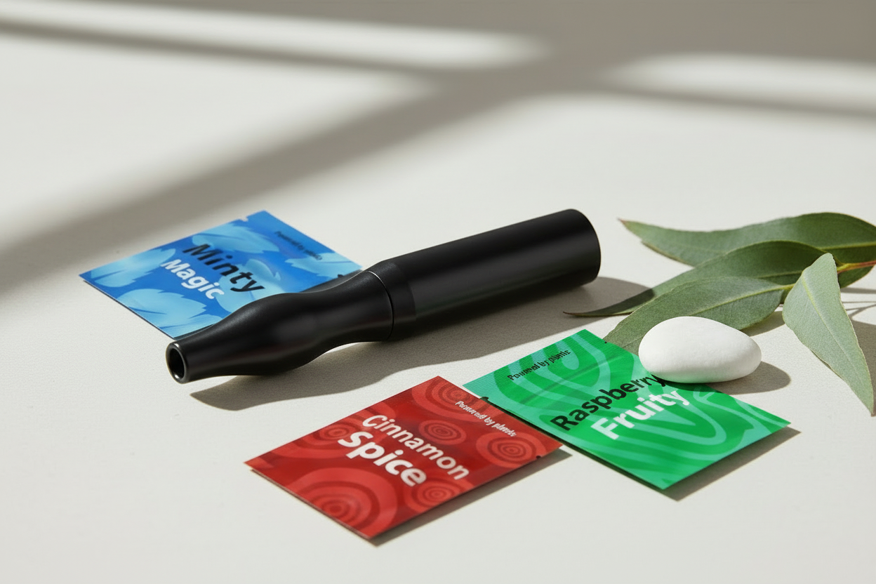 Inhalateur Noir et trois goûts